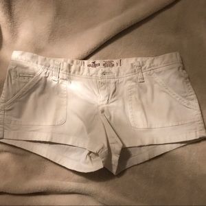 Hollister white shorts